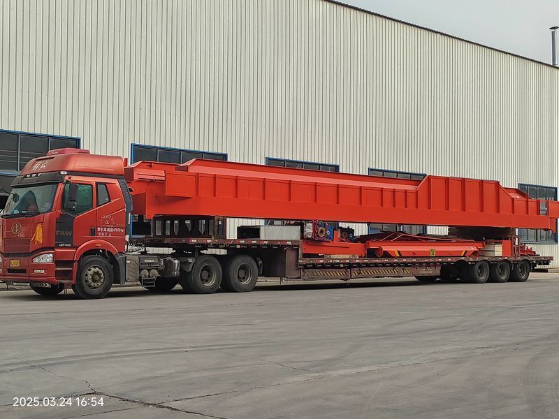 通用橋式起重機 QDXX32/5t—19.5m 電動單梁橋式起重機 2臺 LD10t—16.5m 制作完成，發往河北石家莊交付客戶使用。