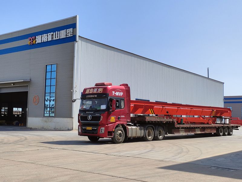 電動葫蘆門式起重機  MHxh10t—14m 外懸3.5/1.5m 制作完成，發往青海交付客戶使用